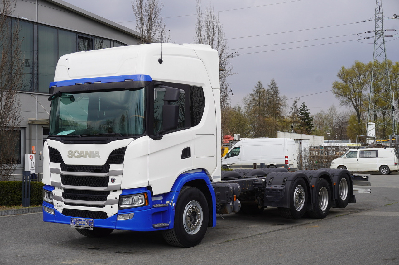 SCANIA G500 8x2 / 2nd axis steered / Chassis 8.35 m / 2021 - Chassis lastebil: bilde 1 SCANIA G500 8x2 / 2nd axis steered / Chassis 8.35 m / 2021 - Chassis lastebil: bilde 1