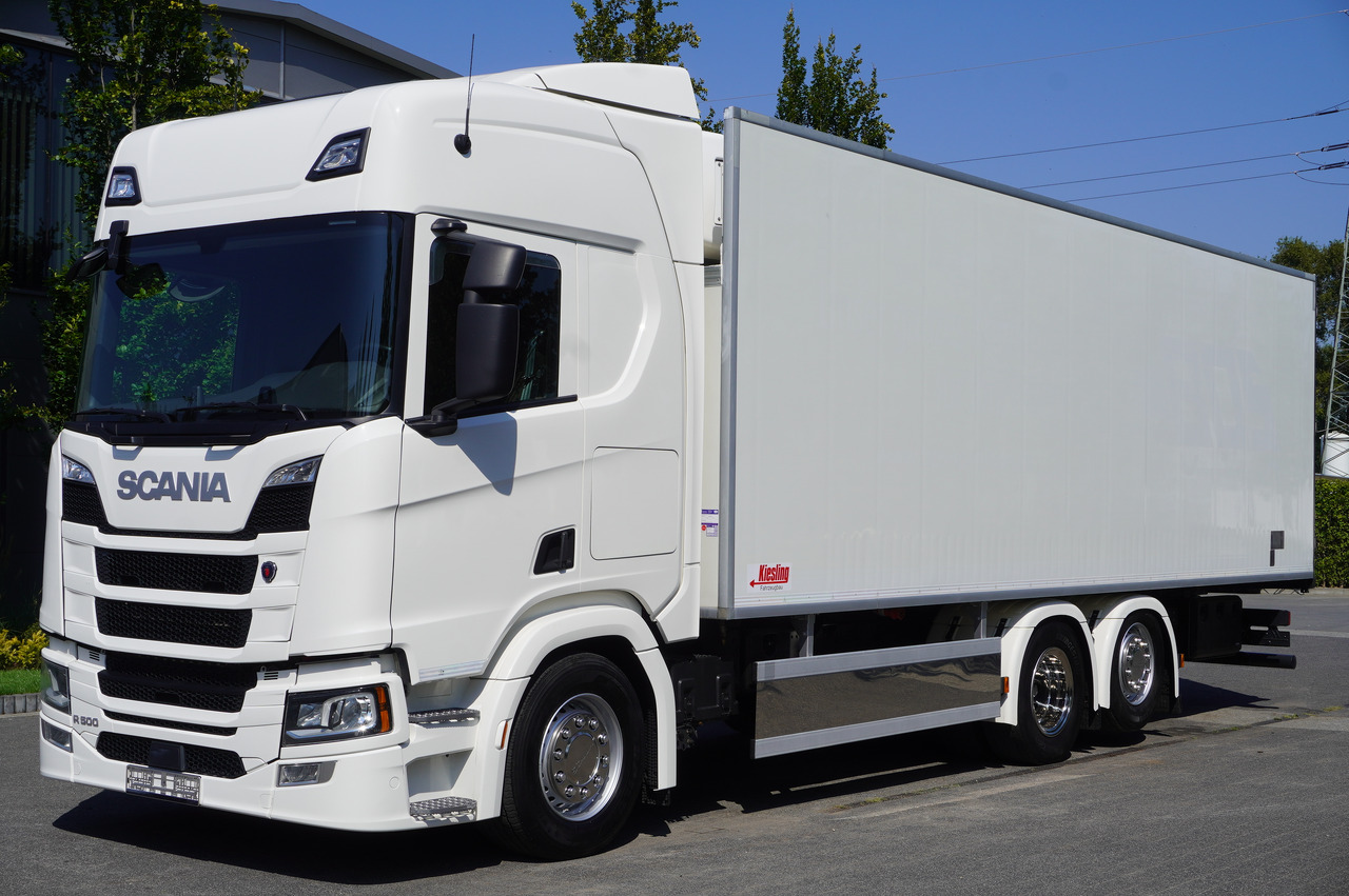 SCANIA R500 Hook-Up Refrigerated Truck KIESLING 20 EPAL / Carrier Supra 1250 Silent - Lastebil med kjøl: bilde 1 SCANIA R500 Hook-Up Refrigerated Truck KIESLING 20 EPAL / Carrier Supra 1250 Silent - Lastebil med kjøl: bilde 1