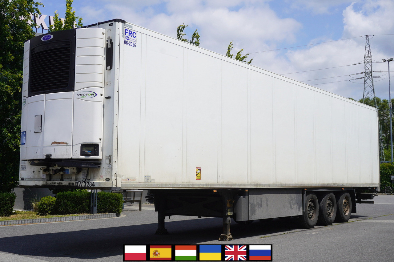 SCHMITZ refrigerator semi-trailer / Carrier Vector 1550 / 5 units - Kjølesemi: bilde 1 SCHMITZ refrigerator semi-trailer / Carrier Vector 1550 / 5 units - Kjølesemi: bilde 1