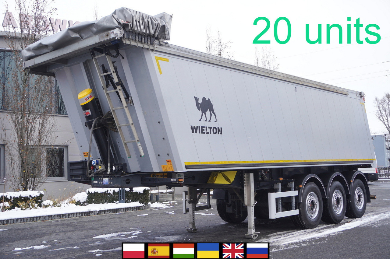 WIELTON NW-3 / weight 6.2 t / capacity 38m3 / Electrically folded roof / Teflon / 20 units, 2022 - Tippsemi: bilde 1 WIELTON NW-3 / weight 6.2 t / capacity 38m3 / Electrically folded roof / Teflon / 20 units, 2022 - Tippsemi: bilde 1