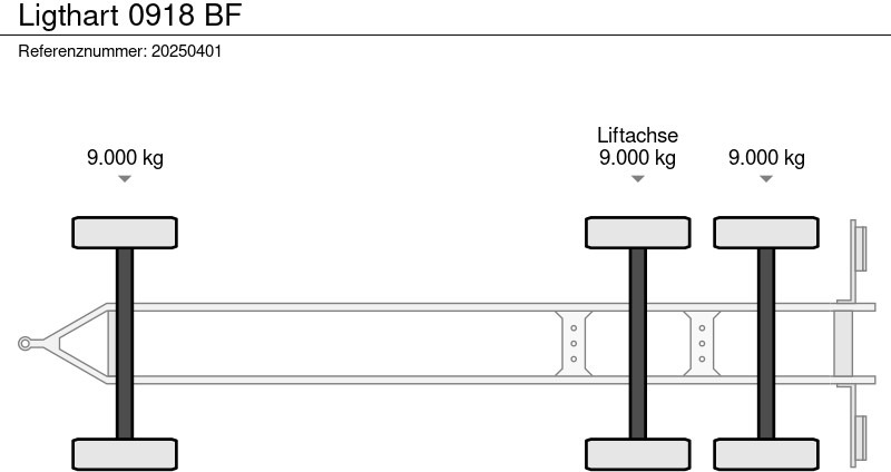 Ligthart 0918 BF - Tømmerhenger: bilde 5 Ligthart 0918 BF - Tømmerhenger: bilde 5