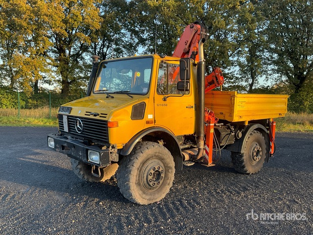 1994 Mercedes-Benz Unimog 427 4x4 Utility Truck - Planbil, Kranbil: bilde 2 1994 Mercedes-Benz Unimog 427 4x4 Utility Truck - Planbil, Kranbil: bilde 2