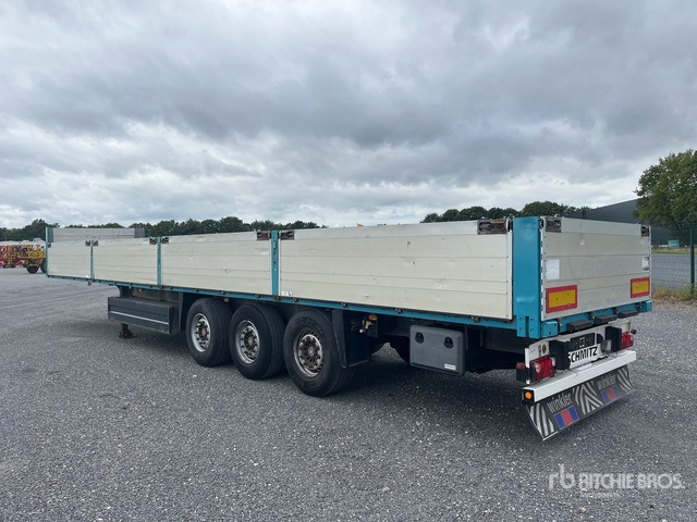 2007 Schmitz Cargobull S01 13.90 m Tri/A Flatbed Trailer - Åpen semitrailer: bilde 4 2007 Schmitz Cargobull S01 13.90 m Tri/A Flatbed Trailer - Åpen semitrailer: bilde 4