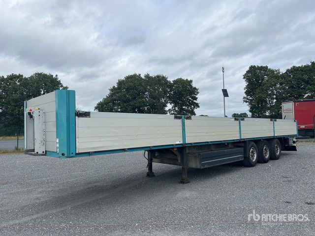 2007 Schmitz Cargobull S01 13.90 m Tri/A Flatbed Trailer - Åpen semitrailer: bilde 1 2007 Schmitz Cargobull S01 13.90 m Tri/A Flatbed Trailer - Åpen semitrailer: bilde 1