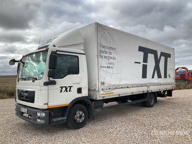 2012 M.A.N. TGL8.180 4x2 Curtain Side Truck - Kapellbil: bilde 2 2012 M.A.N. TGL8.180 4x2 Curtain Side Truck - Kapellbil: bilde 2