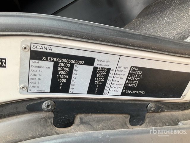 2012 Scania P360B 6x2 Hooklift Truck - Krokbil: bilde 2 2012 Scania P360B 6x2 Hooklift Truck - Krokbil: bilde 2