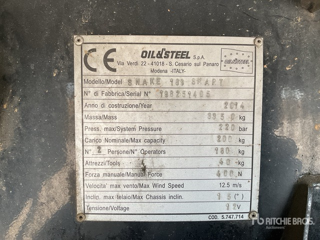 2014 Nissan NT400 Cabstar 35.12 2014 Oil&Steel Snake 189 Smart ... Bucket Truck - Billift: bilde 4 2014 Nissan NT400 Cabstar 35.12 2014 Oil&Steel Snake 189 Smart ... Bucket Truck - Billift: bilde 4