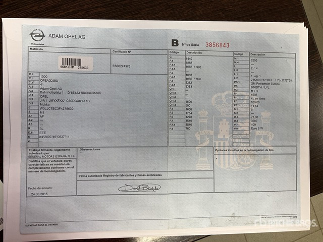 2015 Opel Mokka Automobile - Personenbil: bilde 2 2015 Opel Mokka Automobile - Personenbil: bilde 2