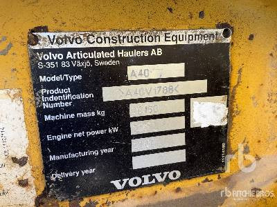 VOLVO A40 - Rammestyrt dumper: bilde 5 VOLVO A40 - Rammestyrt dumper: bilde 5