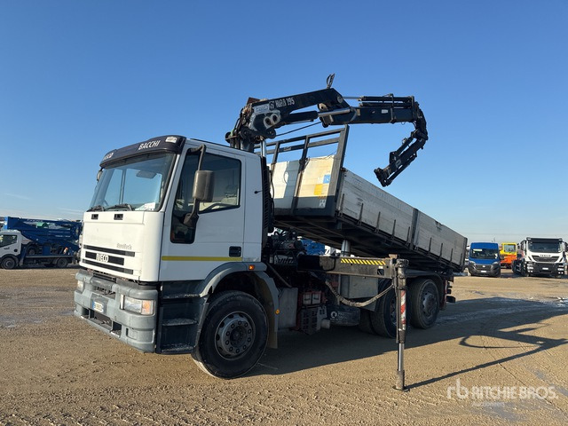 1997 Iveco MT190E30 1996 Hiab 195-4 6500 kg on 6x2 Dump Truck with Crane - Tippbil: bilde 1 1997 Iveco MT190E30 1996 Hiab 195-4 6500 kg on 6x2 Dump Truck with Crane - Tippbil: bilde 1