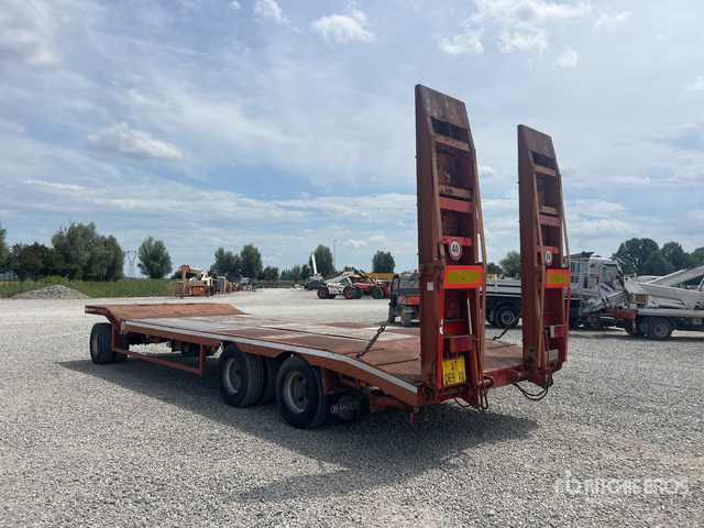 2002 DE Angelis 3R3201 8.45 m Tri/A Flatbed Trailer - Lavloader tilhenger: bilde 3 2002 DE Angelis 3R3201 8.45 m Tri/A Flatbed Trailer - Lavloader tilhenger: bilde 3