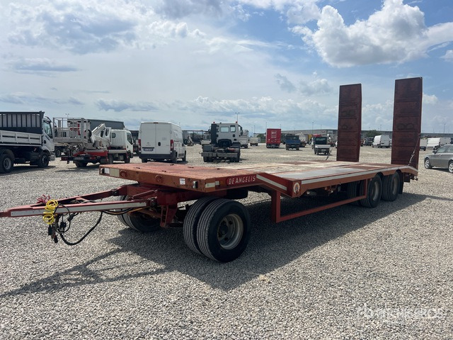 2002 DE Angelis 3R3201 8.45 m Tri/A Flatbed Trailer - Lavloader tilhenger: bilde 2 2002 DE Angelis 3R3201 8.45 m Tri/A Flatbed Trailer - Lavloader tilhenger: bilde 2