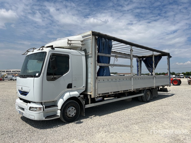 2002 Renault Midlum 4x2 Curtain Side Truck - Beitepusser/ Kantklipper: bilde 2 2002 Renault Midlum 4x2 Curtain Side Truck - Beitepusser/ Kantklipper: bilde 2