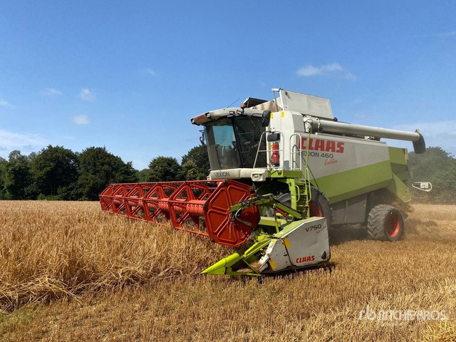 2003 Claas Lexion 460 Evolution Caterpillar C9 engine, with hea ... Combine Harvester - Skurtresker: bilde 1 2003 Claas Lexion 460 Evolution Caterpillar C9 engine, with hea ... Combine Harvester - Skurtresker: bilde 1