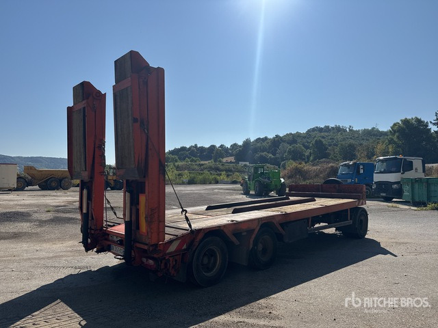 2003 TR AX R243WUL Tri/A Single Drop Remorque Port ... Lowboy Trailer - Transporter tilhenger: bilde 4 2003 TR AX R243WUL Tri/A Single Drop Remorque Port ... Lowboy Trailer - Transporter tilhenger: bilde 4