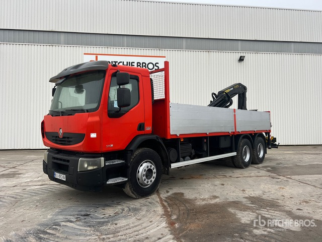 2007 Renault Premium 370DXI 2007 Palfinger PK18500 8000 kg ... Flatbed Truck with Crane - Planbil, Kranbil: bilde 1 2007 Renault Premium 370DXI 2007 Palfinger PK18500 8000 kg ... Flatbed Truck with Crane - Planbil, Kranbil: bilde 1
