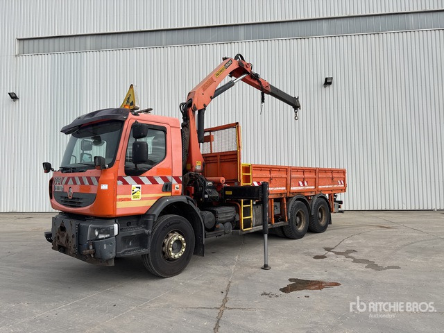 2009 Renault Premium 2008 Palfinger PK15500 5750 kg ... Flatbed Truck with Crane - Planbil, Kranbil: bilde 2 2009 Renault Premium 2008 Palfinger PK15500 5750 kg ... Flatbed Truck with Crane - Planbil, Kranbil: bilde 2