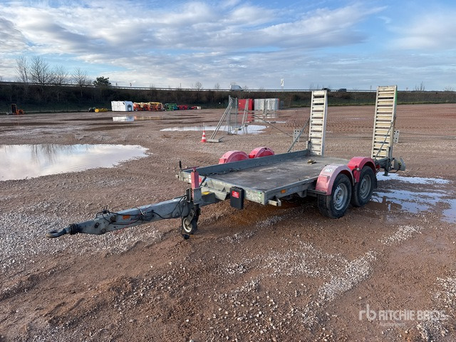 2012 Hubiere H212L14CF Remorque 2 Essieux T/A Equipment Trailer - Lavloader tilhenger: bilde 1 2012 Hubiere H212L14CF Remorque 2 Essieux T/A Equipment Trailer - Lavloader tilhenger: bilde 1