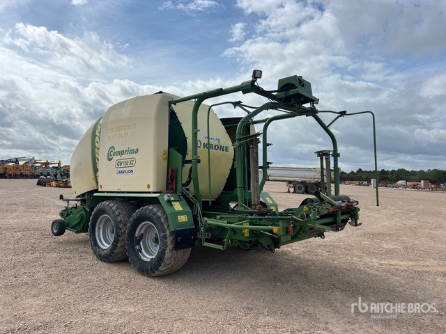 2012 Krone Comprima CV150XC Presse Enrubanneuse 2 Essieux T/A Round Baler - Rundballepresse: bilde 4 2012 Krone Comprima CV150XC Presse Enrubanneuse 2 Essieux T/A Round Baler - Rundballepresse: bilde 4
