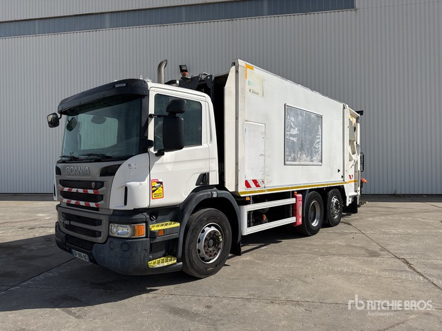 2012 Scania P 280 6x2 Camion Benne A Ordures Mena ... Waste Collection Truck - Søppelbil: bilde 1 2012 Scania P 280 6x2 Camion Benne A Ordures Mena ... Waste Collection Truck - Søppelbil: bilde 1