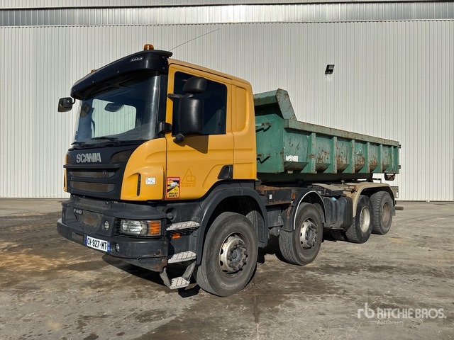 2013 Scania P440 8x4 Camion Ampliroll 8x4 Roll-Off Truck - Krokbil: bilde 1 2013 Scania P440 8x4 Camion Ampliroll 8x4 Roll-Off Truck - Krokbil: bilde 1