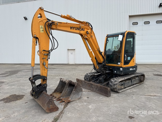 2017 Hyundai R60CR-9A Mini-Pelle Mini Excavator: <6.6t - Minigraver: bilde 1 2017 Hyundai R60CR-9A Mini-Pelle Mini Excavator: <6.6t - Minigraver: bilde 1