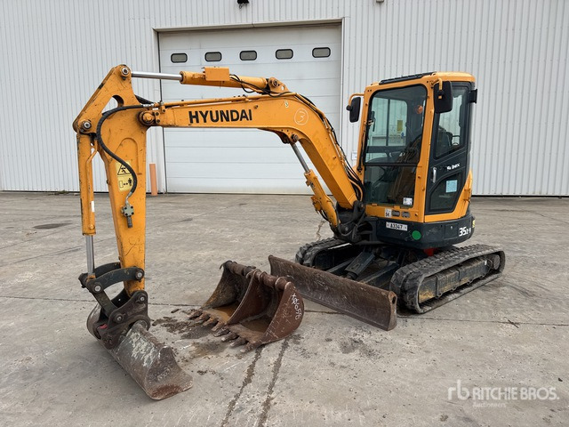 2018 Hyundai Robex35Z-9 Mini-Pelle Mini Excavator: <6.6t - Minigraver: bilde 2 2018 Hyundai Robex35Z-9 Mini-Pelle Mini Excavator: <6.6t - Minigraver: bilde 2