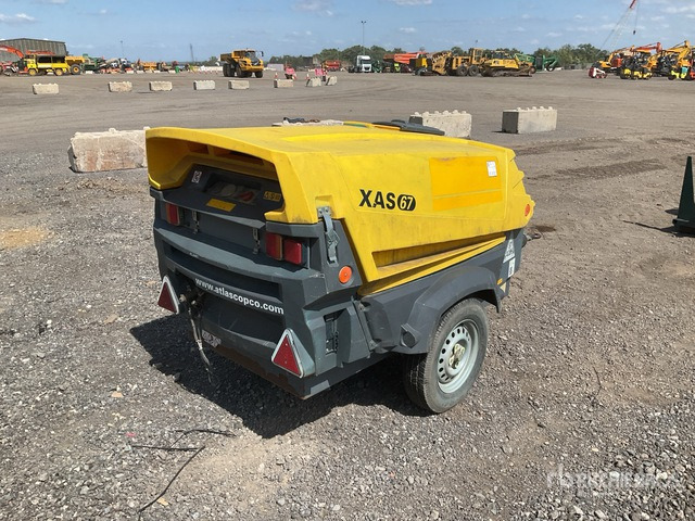 2016 Atlas Copco XAS67KD Mobile Air Compressor - Luftkompressor: bilde 4 2016 Atlas Copco XAS67KD Mobile Air Compressor - Luftkompressor: bilde 4
