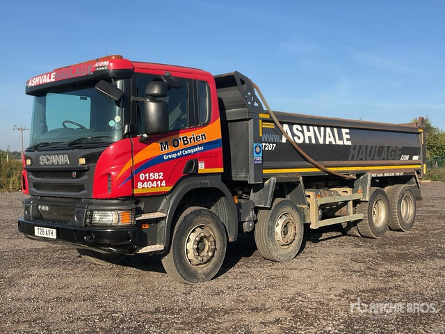 2016 Scania P410 8x4 Twin-Steer Tri/A Dump Truck - Tippbil: bilde 1 2016 Scania P410 8x4 Twin-Steer Tri/A Dump Truck - Tippbil: bilde 1
