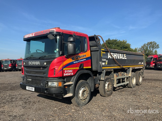 2016 Scania P410 8x4 Twin-Steer Tri/A Dump Truck - Tippbil: bilde 4 2016 Scania P410 8x4 Twin-Steer Tri/A Dump Truck - Tippbil: bilde 4