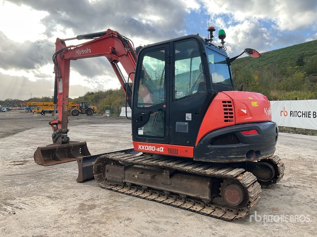 2017 Kubota KX080-4 Tracked Excavator - Beltegraver: bilde 4 2017 Kubota KX080-4 Tracked Excavator - Beltegraver: bilde 4