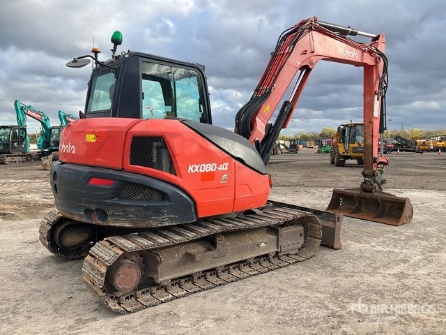 2017 Kubota KX080-4 Tracked Excavator - Beltegraver: bilde 3 2017 Kubota KX080-4 Tracked Excavator - Beltegraver: bilde 3