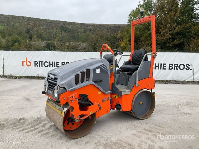 2018 Hamm HD8VV 2018 Hamm HD8VV Double Drum Roller Double Drum Roller - Vegvals: bilde 1 2018 Hamm HD8VV 2018 Hamm HD8VV Double Drum Roller Double Drum Roller - Vegvals: bilde 1