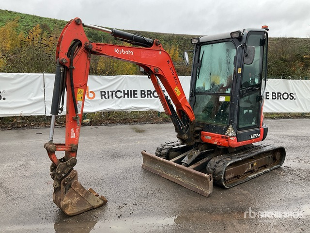 2018 Kubota U27-4 Mini Excavator: <6.6t - Minigraver: bilde 2 2018 Kubota U27-4 Mini Excavator: <6.6t - Minigraver: bilde 2