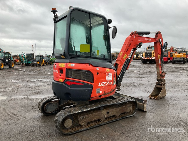 2018 Kubota U27-4 Mini Excavator: <6.6t - Minigraver: bilde 4 2018 Kubota U27-4 Mini Excavator: <6.6t - Minigraver: bilde 4