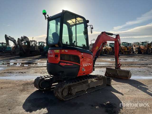 2018 Kubota U27-4 Mini Excavator: <6.6t - Minigraver: bilde 3 2018 Kubota U27-4 Mini Excavator: <6.6t - Minigraver: bilde 3