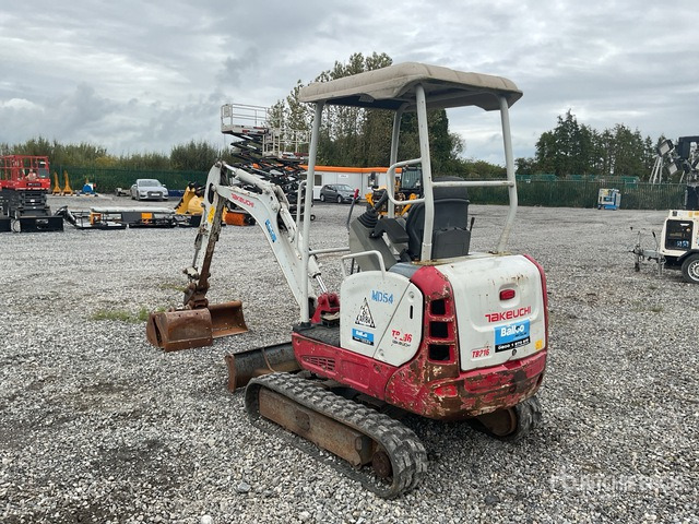 2018 Takeuchi TB216 Mini Excavator: <6.6t - Minigraver: bilde 3 2018 Takeuchi TB216 Mini Excavator: <6.6t - Minigraver: bilde 3