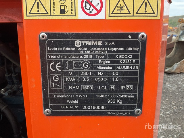 2018 Trime X-ECOK2 Light Tower Light Tower - Lysmast: bilde 1 2018 Trime X-ECOK2 Light Tower Light Tower - Lysmast: bilde 1