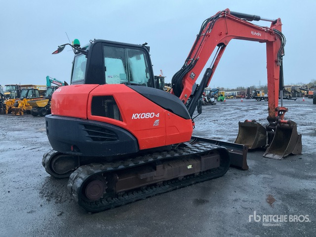 2019 Kubota KX080-4 Tracked Excavator - Beltegraver: bilde 4 2019 Kubota KX080-4 Tracked Excavator - Beltegraver: bilde 4