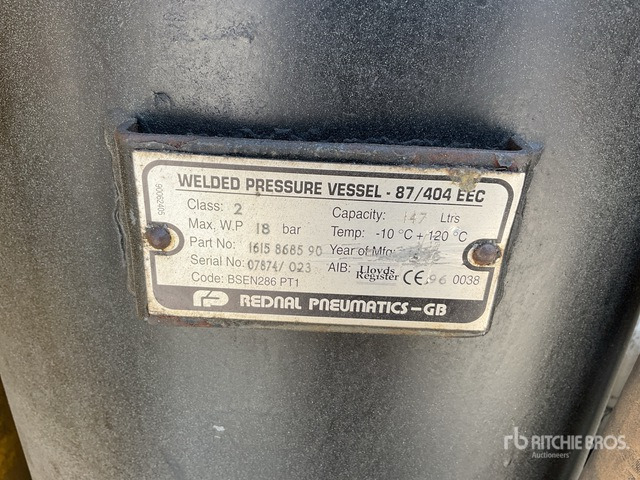 1996 Atlas Copco Mobile (Inoperable) Air Compressor - Luftkompressor: bilde 4 1996 Atlas Copco Mobile (Inoperable) Air Compressor - Luftkompressor: bilde 4