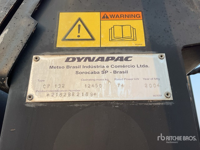 2004 Dynapac CP132 9 Wheel Pneumatic Roller - Gummihjuls vals: bilde 1 2004 Dynapac CP132 9 Wheel Pneumatic Roller - Gummihjuls vals: bilde 1