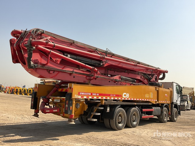 2019 Mercedes Benz Actros 4144 2019 Sany SYM5449THB 56 m on 8x ... Concrete Pump Truck - Betongpumpe: bilde 3 2019 Mercedes Benz Actros 4144 2019 Sany SYM5449THB 56 m on 8x ... Concrete Pump Truck - Betongpumpe: bilde 3