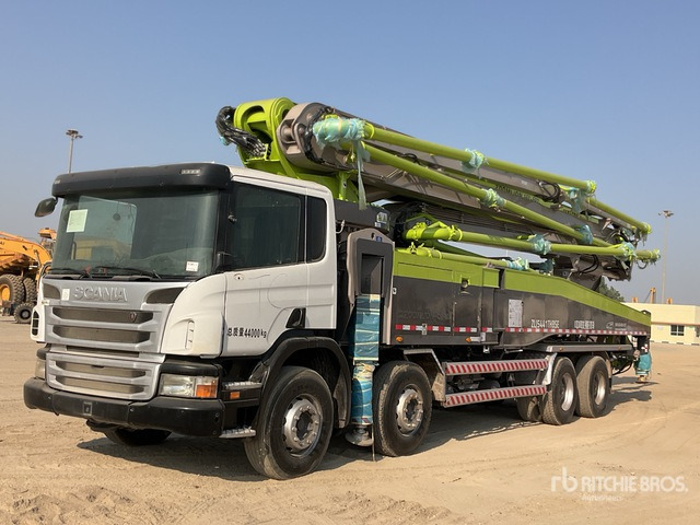 2019 Scania P420 2019 Zoomlion ZLJ5441THBSE 56 m ... Concrete Pump Truck - Betongpumpe: bilde 1 2019 Scania P420 2019 Zoomlion ZLJ5441THBSE 56 m ... Concrete Pump Truck - Betongpumpe: bilde 1