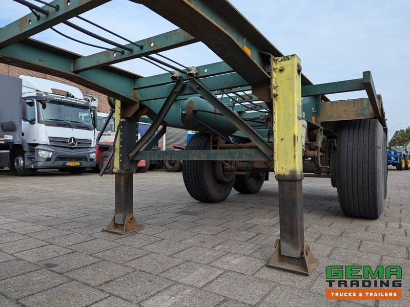 Container-transport/ Vekselflak semitrailer Flandria OP 20V 2A 2-Assen ROR - DrumBrakes - Steel Suspension - 20FT (O1980): bilde 8