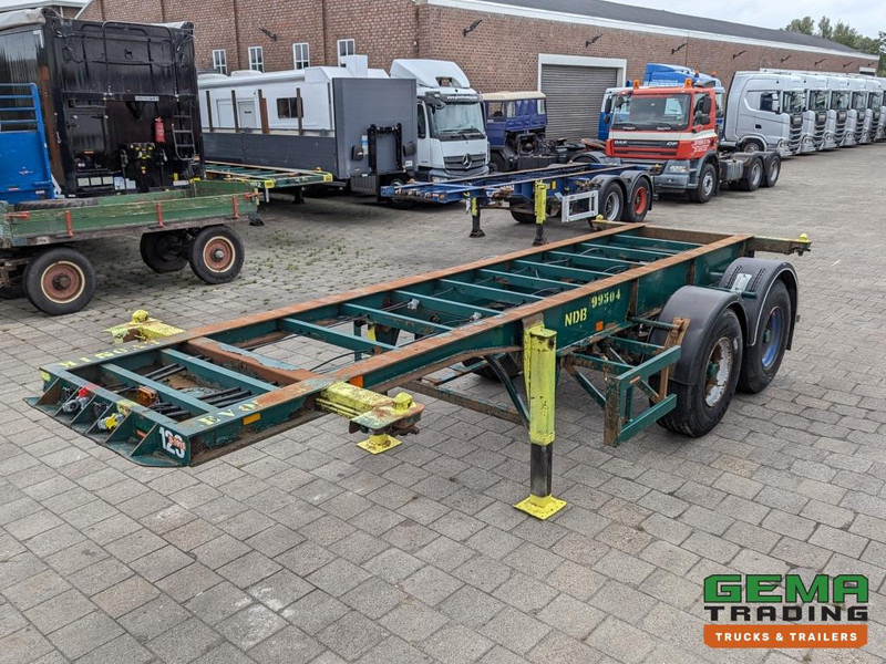 Flandria OP CC 2A 2-Assen ROR DrumBrakes - Steel Suspension - 3110KG - 20FT (O1915) - Container-transport/ Vekselflak semitrailer: bilde 4 Flandria OP CC 2A 2-Assen ROR DrumBrakes - Steel Suspension - 3110KG - 20FT (O1915) - Container-transport/ Vekselflak semitrailer: bilde 4