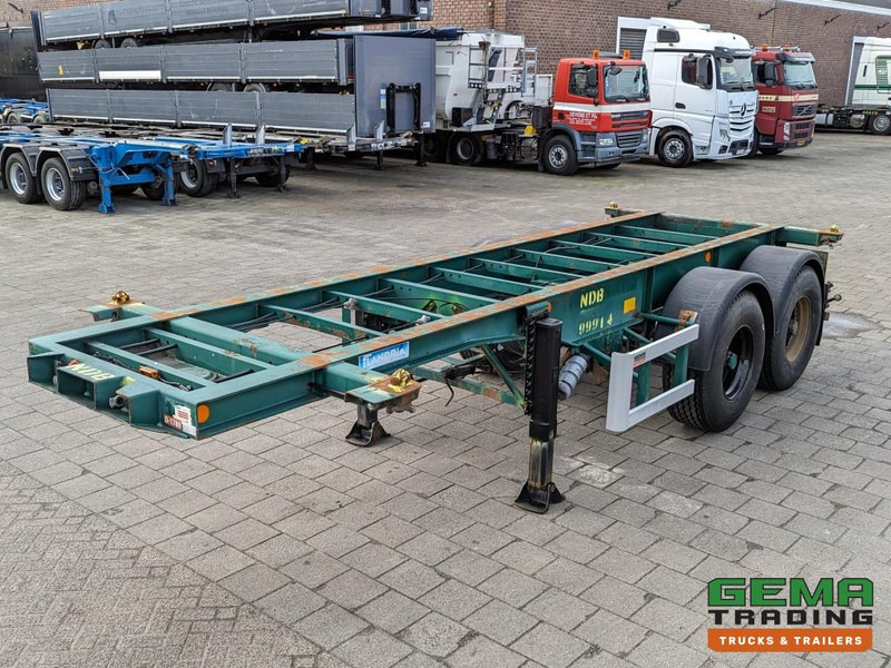 Flandria OP CC 2A 20FT 2-Assen ROR DrumBrakes - Leaf Suspension - 3120KG (O1789) - Container-transport/ Vekselflak semitrailer: bilde 1 Flandria OP CC 2A 20FT 2-Assen ROR DrumBrakes - Leaf Suspension - 3120KG (O1789) - Container-transport/ Vekselflak semitrailer: bilde 1