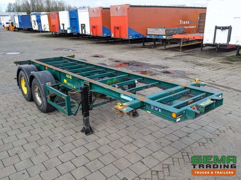Flandria OP CC 2A 20FT 2-Assen ROR DrumBrakes - Leaf Suspension - 3120KG (O1789) - Container-transport/ Vekselflak semitrailer: bilde 4 Flandria OP CC 2A 20FT 2-Assen ROR DrumBrakes - Leaf Suspension - 3120KG (O1789) - Container-transport/ Vekselflak semitrailer: bilde 4