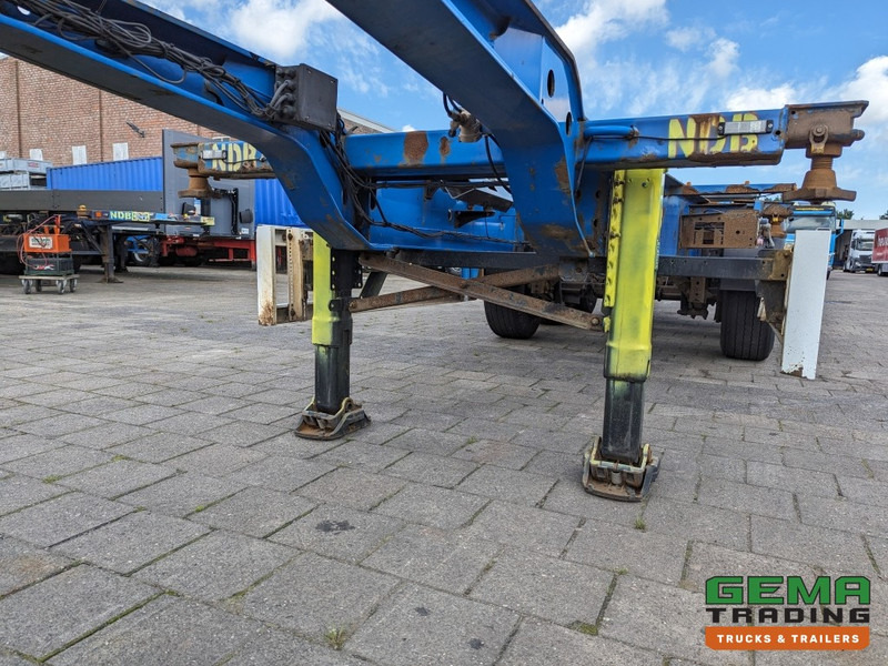 Container-transport/ Vekselflak semitrailer Krone SD27 3-Assen BPW Drumbrakes - 4700KG - All Connections (O1913): bilde 8