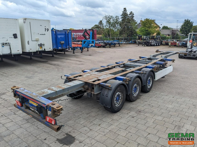 Krone SDC 27 3-Assen SAF - Lift as - Schijfremmen - Achterschuiver - 20 2x20FT/30/40FT - Container-transport/ Vekselflak semitrailer: bilde 2 Krone SDC 27 3-Assen SAF - Lift as - Schijfremmen - Achterschuiver - 20 2x20FT/30/40FT - Container-transport/ Vekselflak semitrailer: bilde 2