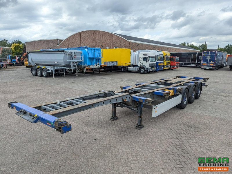 Krone SDC 27 3-Assen SAF - Lift as - Schijfremmen - Achterschuiver - 20 2x20FT/30/40FT - Container-transport/ Vekselflak semitrailer: bilde 1 Krone SDC 27 3-Assen SAF - Lift as - Schijfremmen - Achterschuiver - 20 2x20FT/30/40FT - Container-transport/ Vekselflak semitrailer: bilde 1